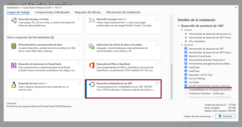 Image classification in web applications with ML.NET